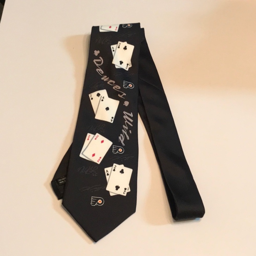 Preowned 2006 Philadelphia Flyers necktie give away - Deuces Wild